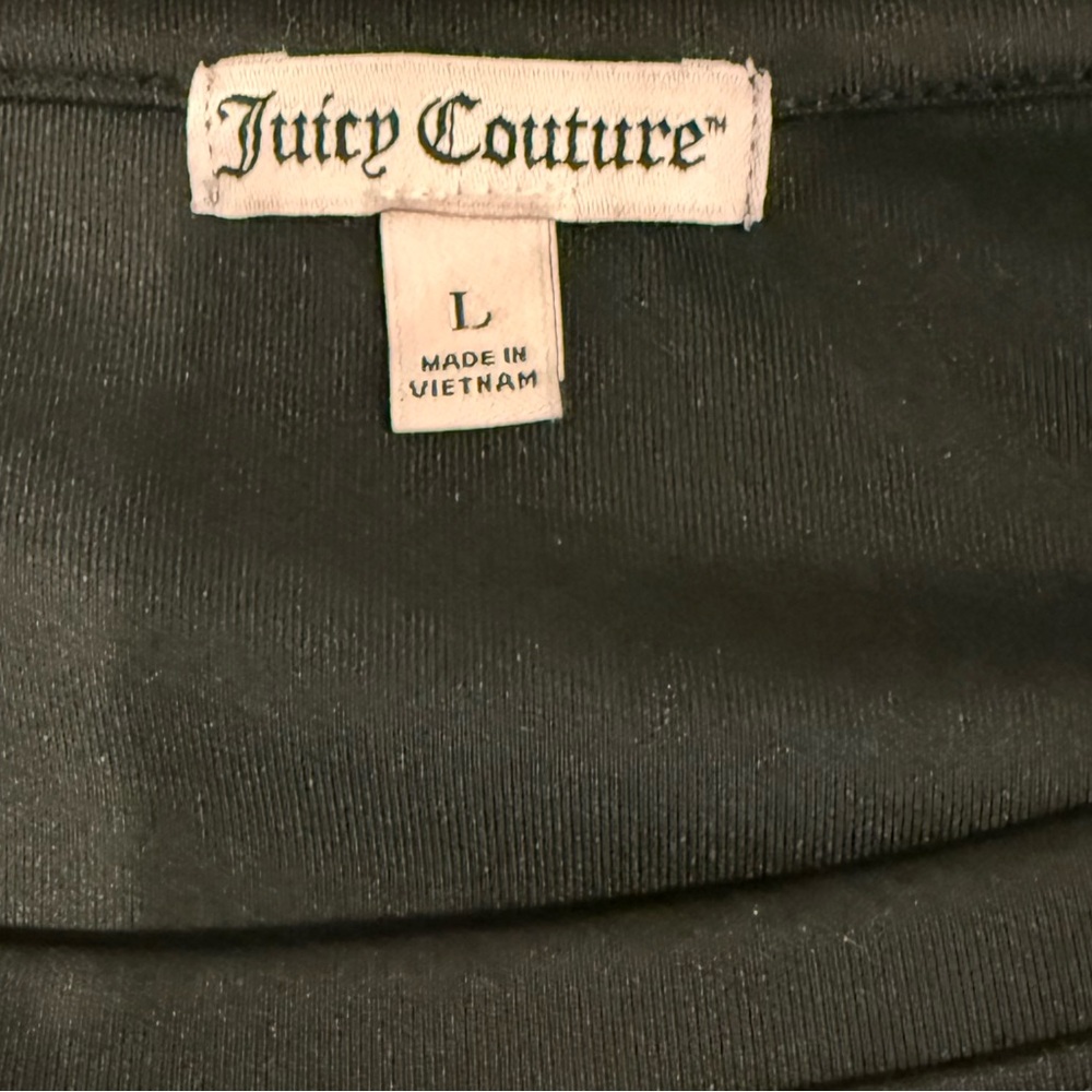 Juicy Couture Insta Glam Sequin Sweatshirt, Black Silver Y2K Pullover, FREE GIFT - Picture 4 of 6